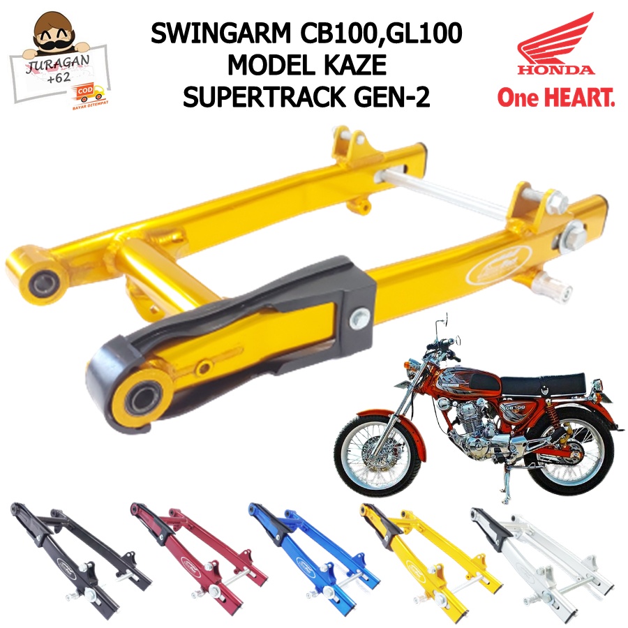 SWINGARM CB100 GL100 CB GL 100 GL-100 CB-100 MODEL KAZE SWING ARM SUPERTRACK GEN 2