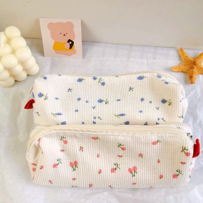 

10.10 Promo Brand Mismi Alice Pencil Case Kotak Pensil Sekolah Motif Little Flower Perempuan Trendy - PC2A