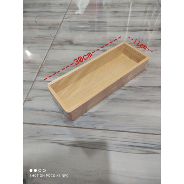 Nampan  Toples / Tray kayu / Baki Kayu Serbaguna / Tempat Toples