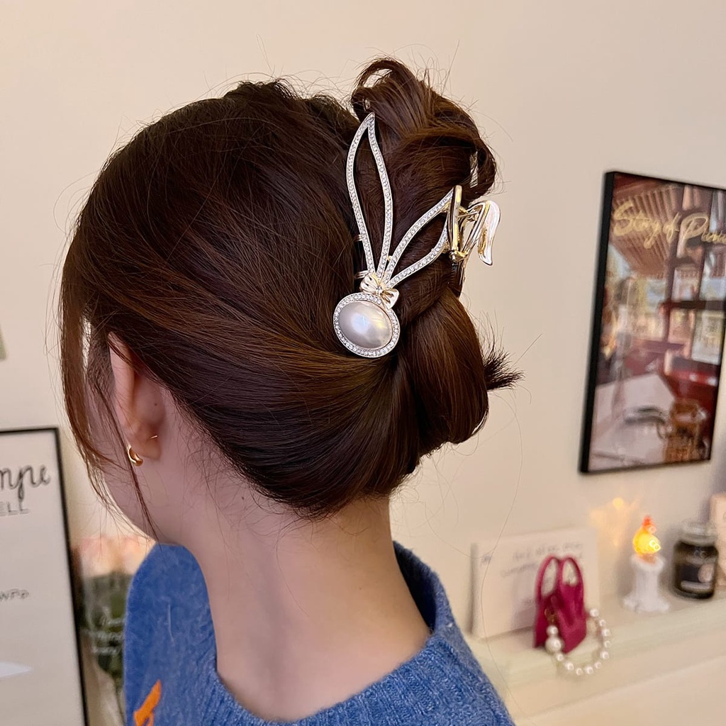 NEW Jepit Rambut Korea Jedai Wanita Elegan Premium Kristal Zirkon High Quality Import