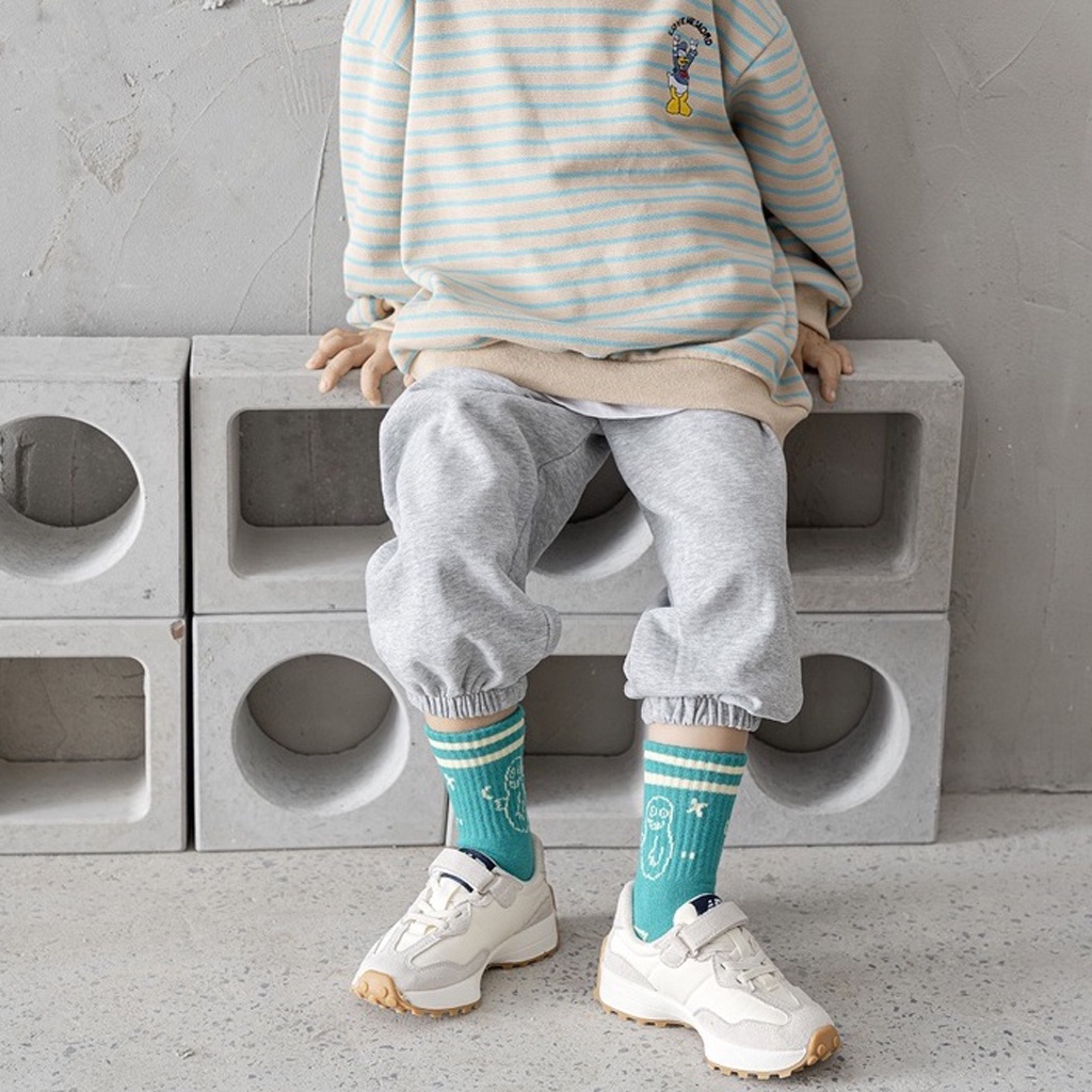 MurmerOfficial  Kaos Kaki Anak Motif Graffiti Kaus Kaki Bayi Lucu KK064