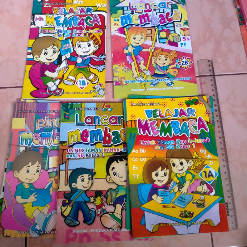 Jual Buku Belajar Lancar Pintar Membaca 1B 1A 1B 2B TK SD Kelas 1 ...