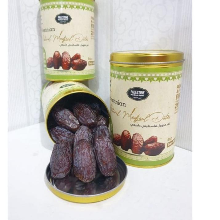 

✱ Kurma Medjool Palestina Jumbo Premium Grade A 500gr / Original Palestine Dates//Kemasan Kaleng ►