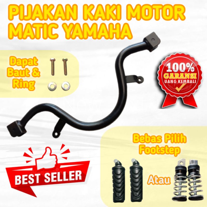 Pijakan Kaki Bastep Footstep Postep Pustep Bostep Barstep Depan Aksesoris Yamaha Mio J S Sporty Soul