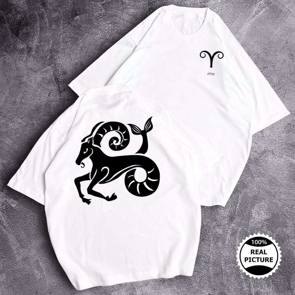 MakeGrosir - BAJU KAOS OVERSIZE ZODIAK