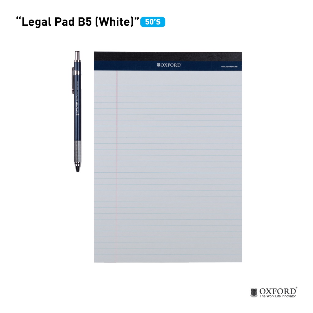 

Legal Pad B5 (White) 50S