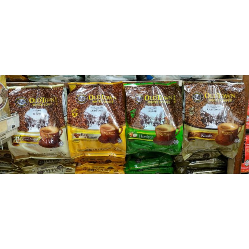

OLD TOWN WHITE COFFE classic/hazelnut/2in1/less sugar