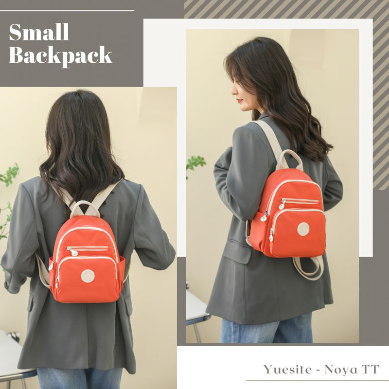 TAS RANSEL WANITA KECIL YUESITE NOYA SMALL BACKPACK KEKINIAN KOREA STYLE