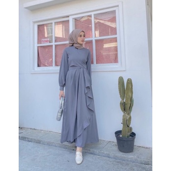 GAMIS WANITA SADIRA/GAMIS MUSLIMAH/GAMIS CRINKLE