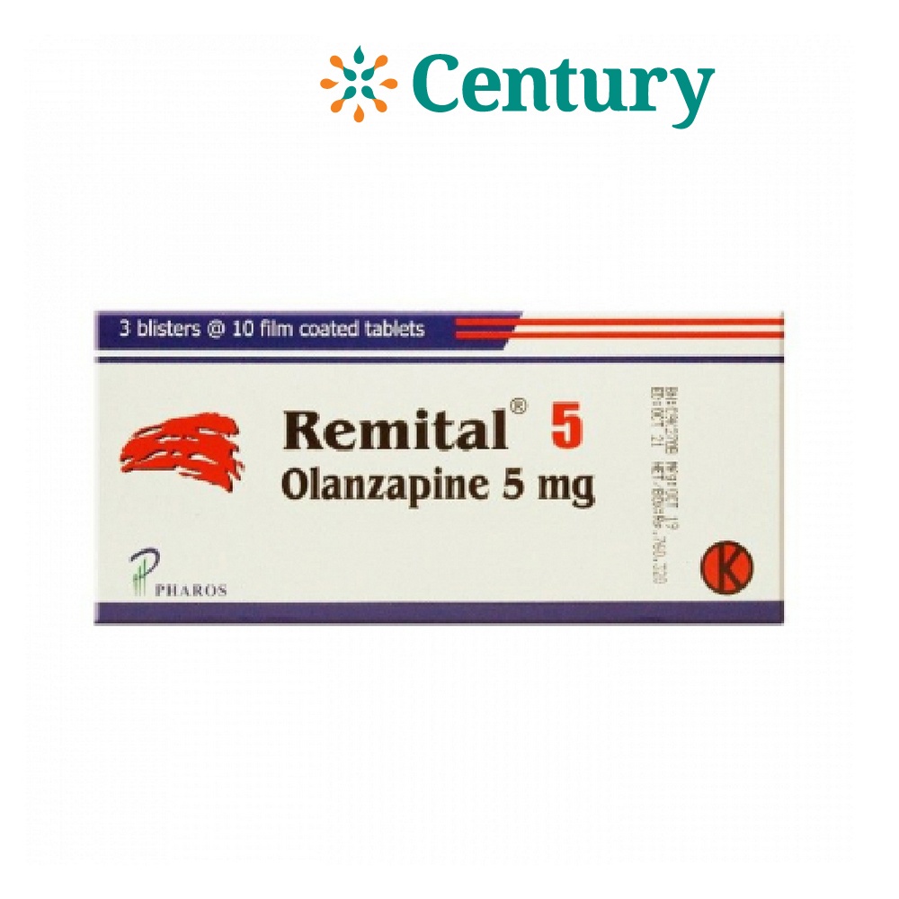 REMITAL 5 MG 1 STRIP ISI 10 TABLET / OLANZAPINE / SKIZOFRENIA / SARAF