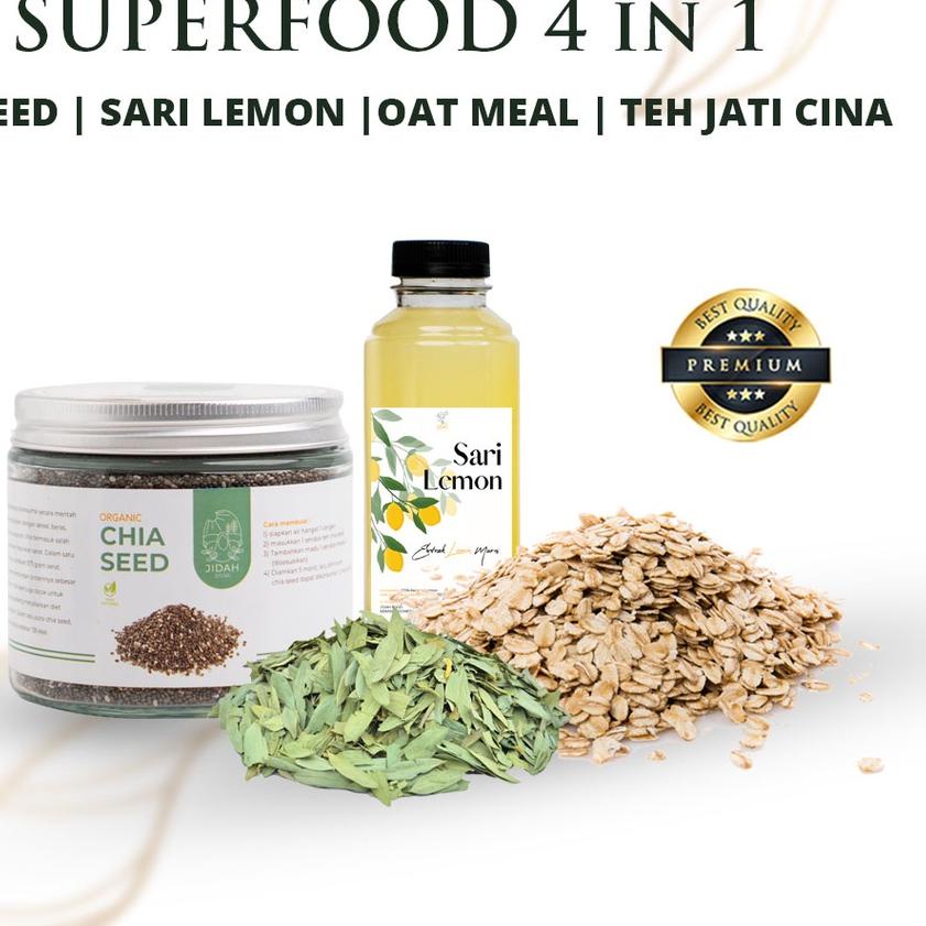 

✽ Paket Diet Super Food Asli Chia Seed biji chia Asli non GMO ➭