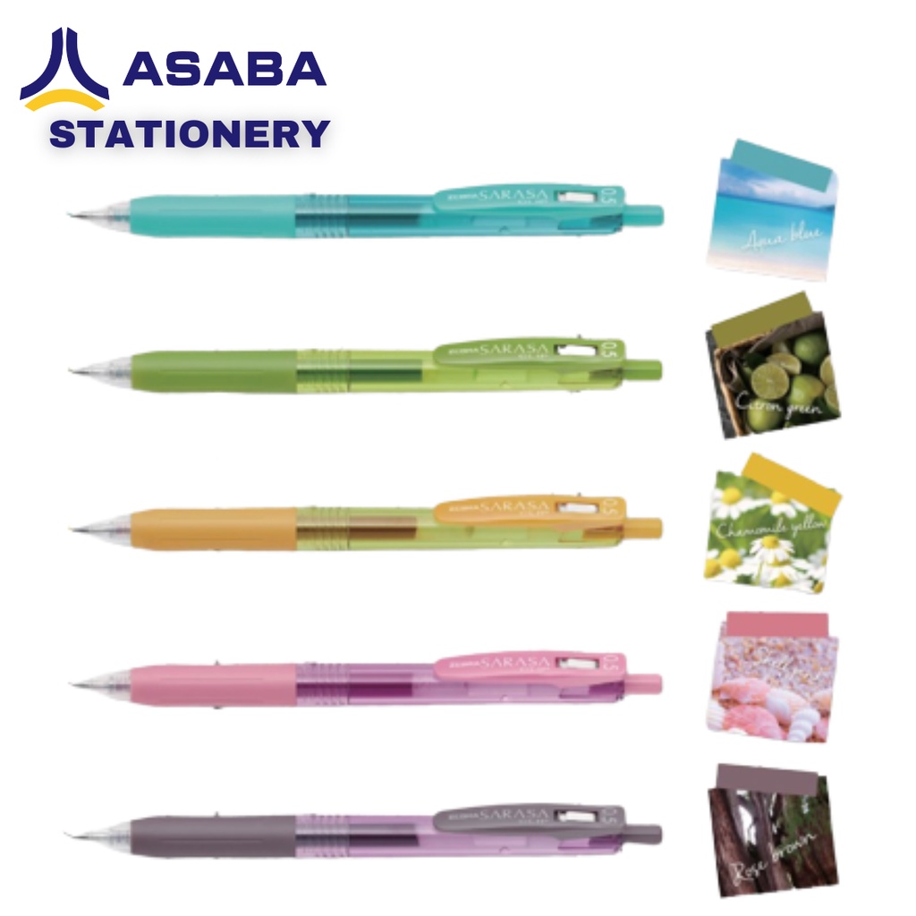 

Asaba Stationery - Bulpen/Pen/Pulpen Warna-Warni Gel Sarasa Relaxation 05mm