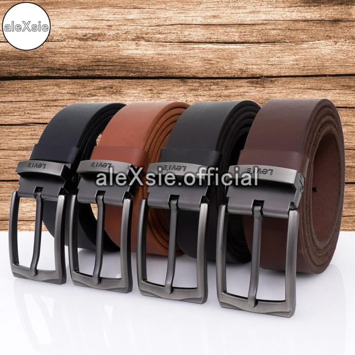 Ikat Pinggang Ikat Pinggang Kulit Sapi Asli Sabuk Kulit Garut Pria 501 Lebar 3,5Cm