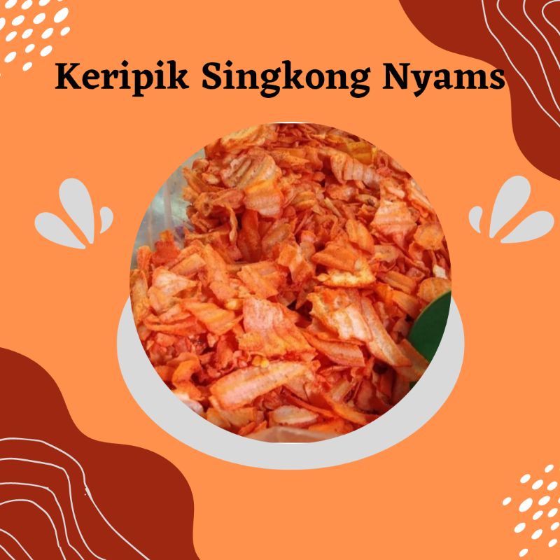 

KODE A| KERIPIK SINGKONG VARIAN RASA 500 GRAM| KERIPIK SINGKONG GRATIS CAP "TES"PESAS KEJU NYAMS