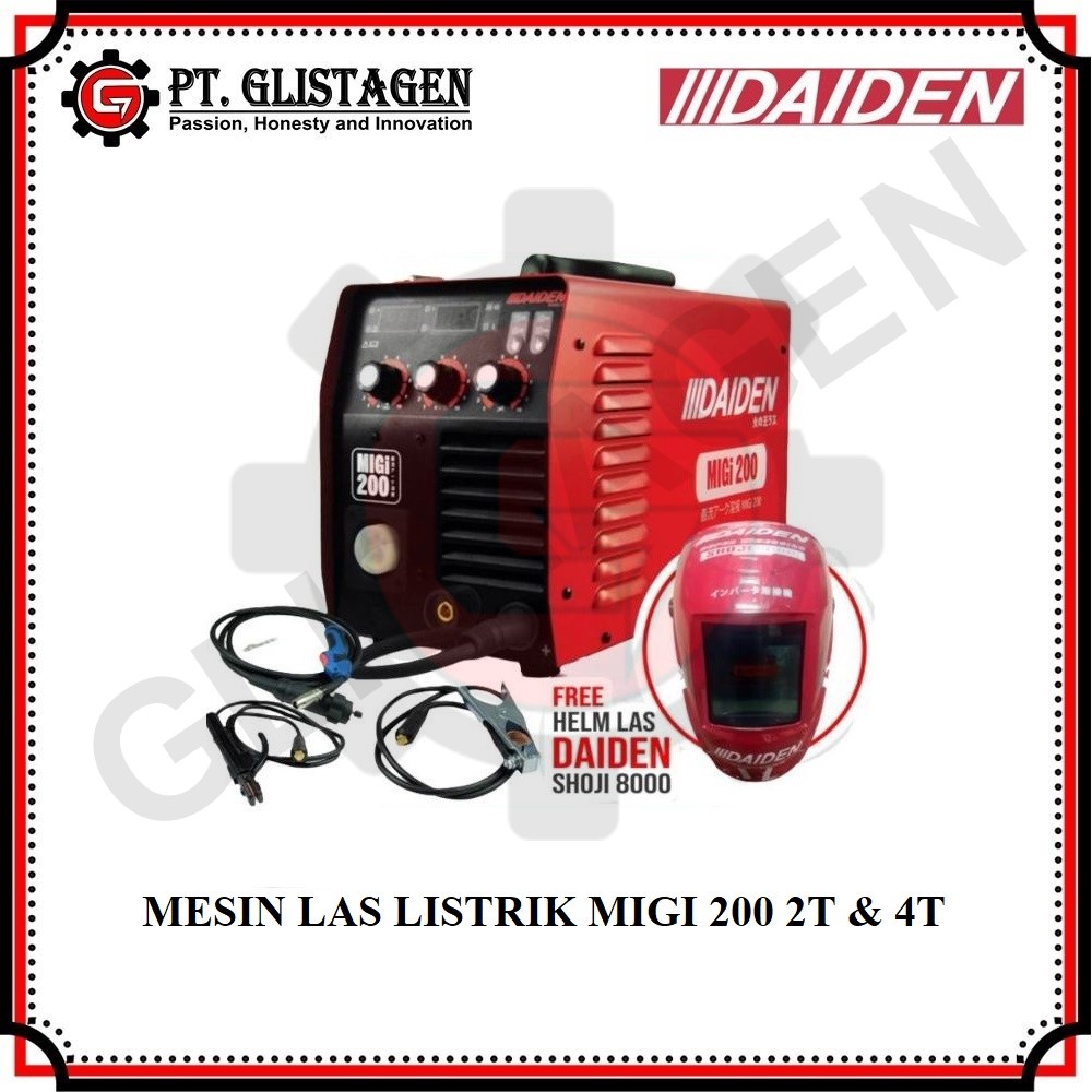 DAIDEN MIGi 200 Travo Las / Mesin Las MIGi / MIG / MAG / Co2 Daiden MIGI 200