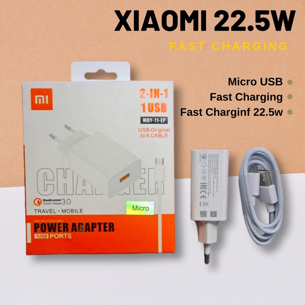 MDY-11-EP Charger Xiaomi  22.5W Micro Usb Fast Charging Ori