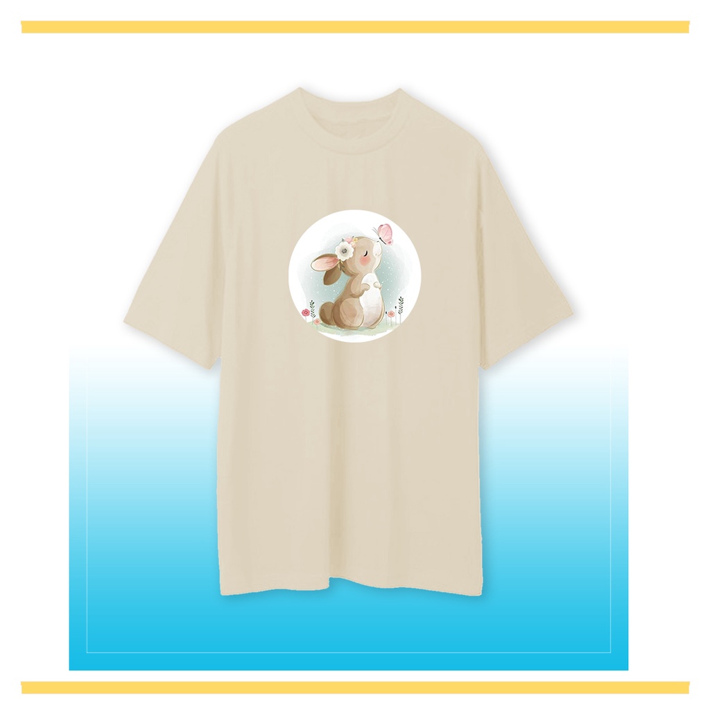 KAOS BUNNY CUTE/KAOS KELINCI IMUT