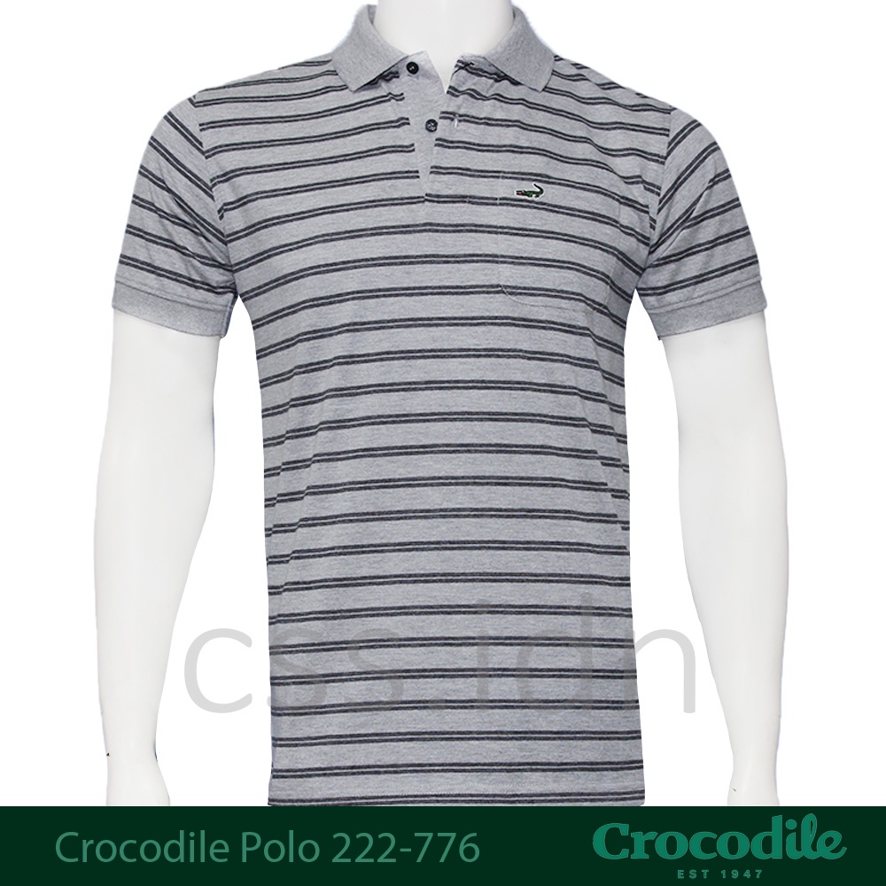 Kaos Kerah Polo Pria Crocodile Slim Fit 222-776