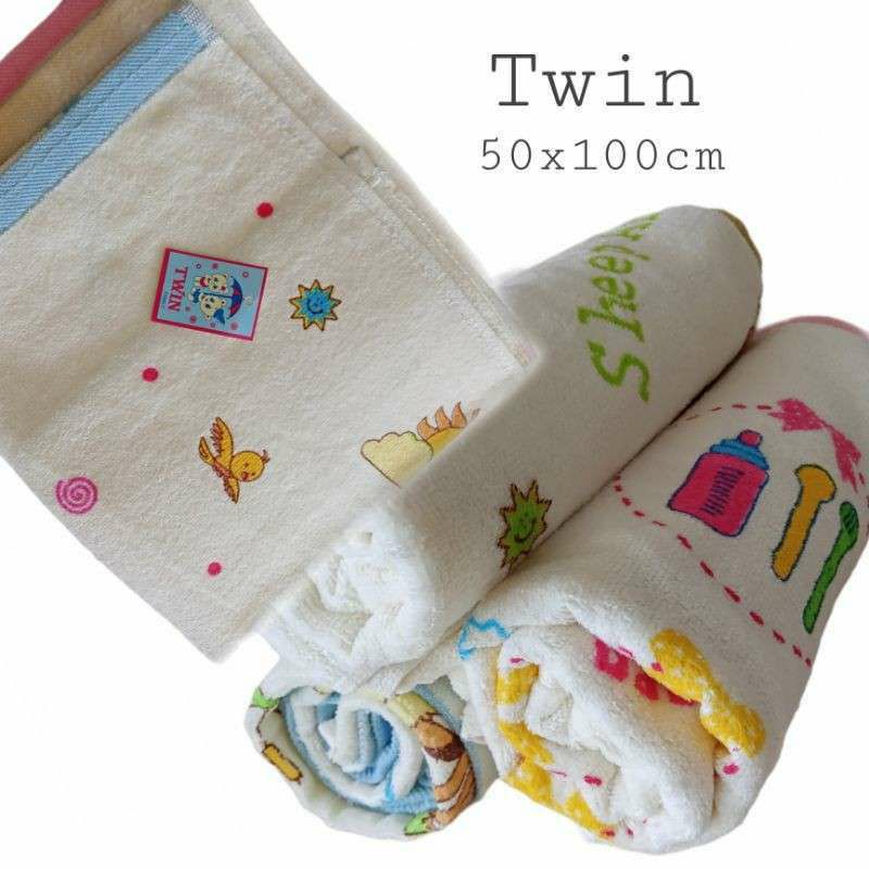 Handuk Mandi Bayi MicroFiber 100x50cm Lembut(populer bayi)
