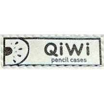 TXS04 Korean Pen Pencil Case Kain QiWi Label Water Resistant Kotak Tempat Pensil TKM