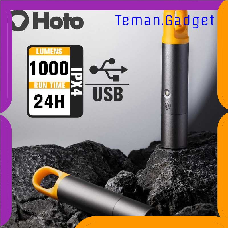 TG-SNT HOTO Senter LED Flashlight Lite Rechargeable 1000 Lumens - QWSDT001