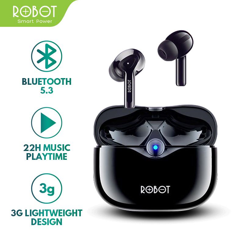 Earphone Bluetooth TWS  Robot Airbuds T30