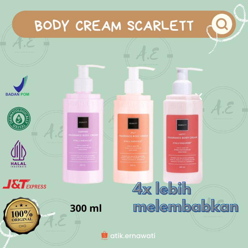 BODY CREAM SCARLETT