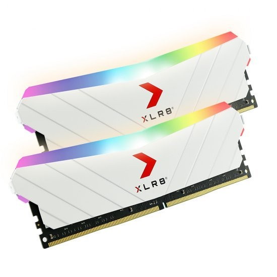 Ram PNY DDR4 XLR8 RGB 32GB (2x16GB) 3200Mhz KIT WHITE |Memory Longdim PC