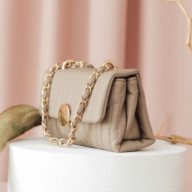 Tas Wanita Shoulder Bag Willow Ash Grey Merche