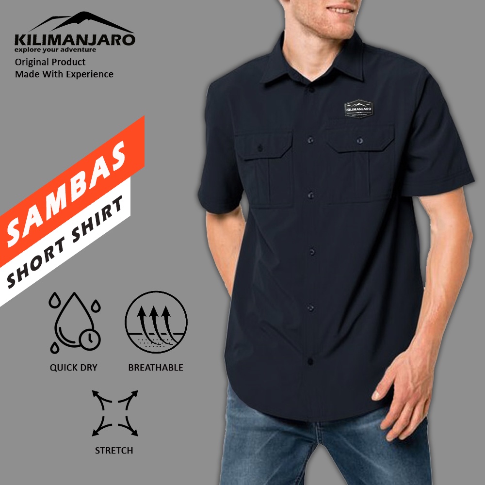 KILIMANJARO SAMBAS Kemeja outdoor Kilimanjaro Sambas Kemeja Lapangan Kemeja PDL Kemeja Gunung Kemeja Adventure