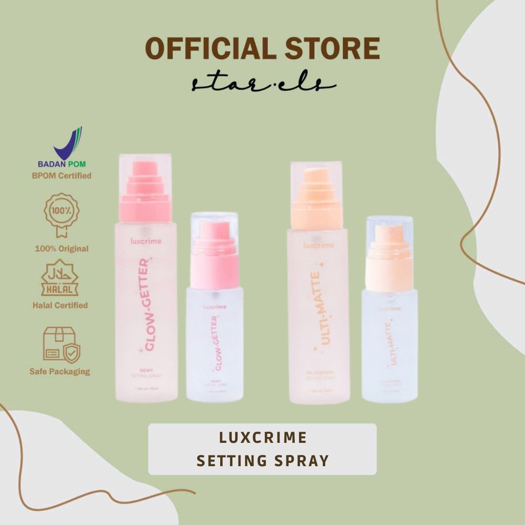 Jual LUXCRIME SETTING SPRAY 50ML/150ML Shopee Indonesia