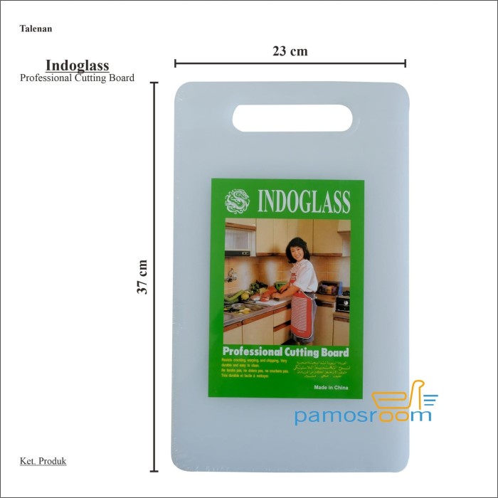 Telenan Pamosroom Talenan Plastik Besar 37Cm X 23Cm Tebal 10 Mm Alas Pemotong