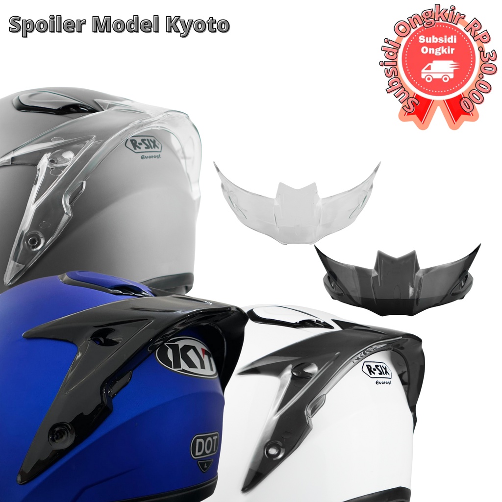 spoiler Model Kyoto warna Hitam