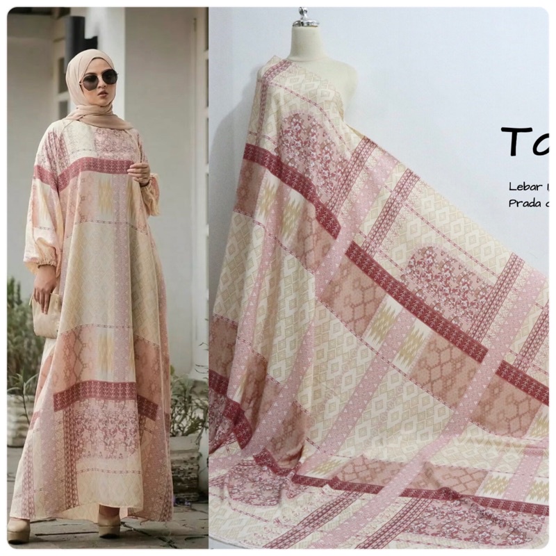 kain crepe copy motif wearing klamby motif | kain COD meteran murah per 0,5 meter