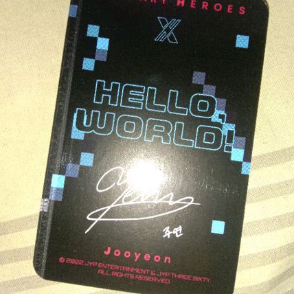 [Booked] Photocard Holder + Id Photo Jooyeon Xdinary Heroes