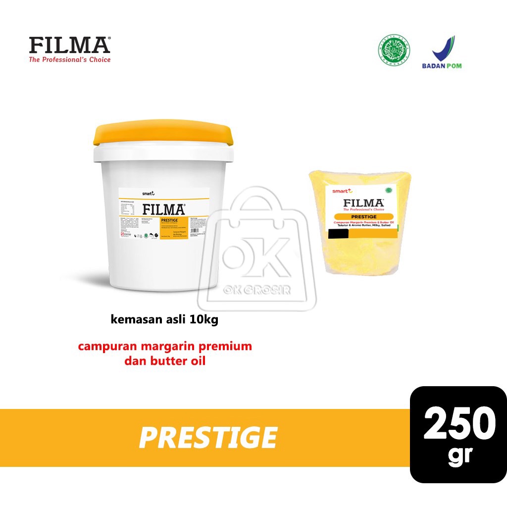 

Filma Prestige Butter Blend Margarin dan Butter Oil (250 gr)