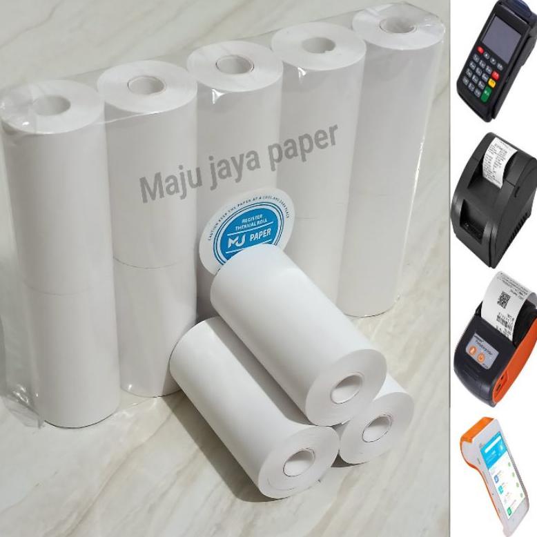 

[SPH] KERTAS THERMAL EDC 57x30/58x30mm PER PACK ISI 10 PCS/ROLL ➥COD