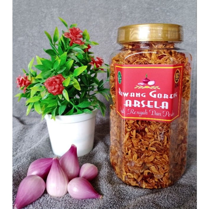 

Arsela Bawang Goreng Premium Pedas Kemasan 700 ml