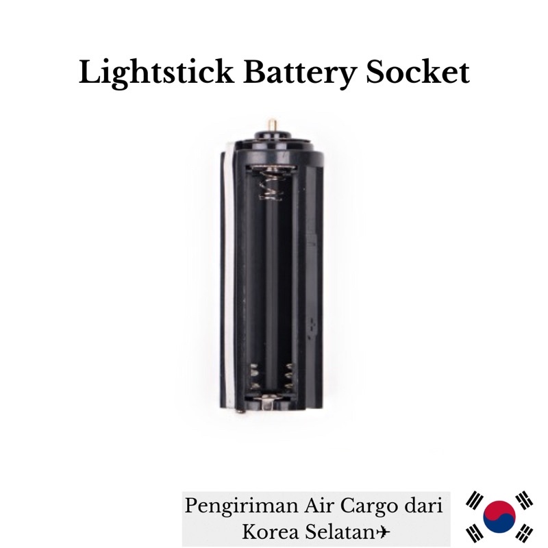 🇰🇷 READY STOCK Made In Korea Battery Holder Lightstick Tempat Soket Baterai AAA Socket Tempat Batera