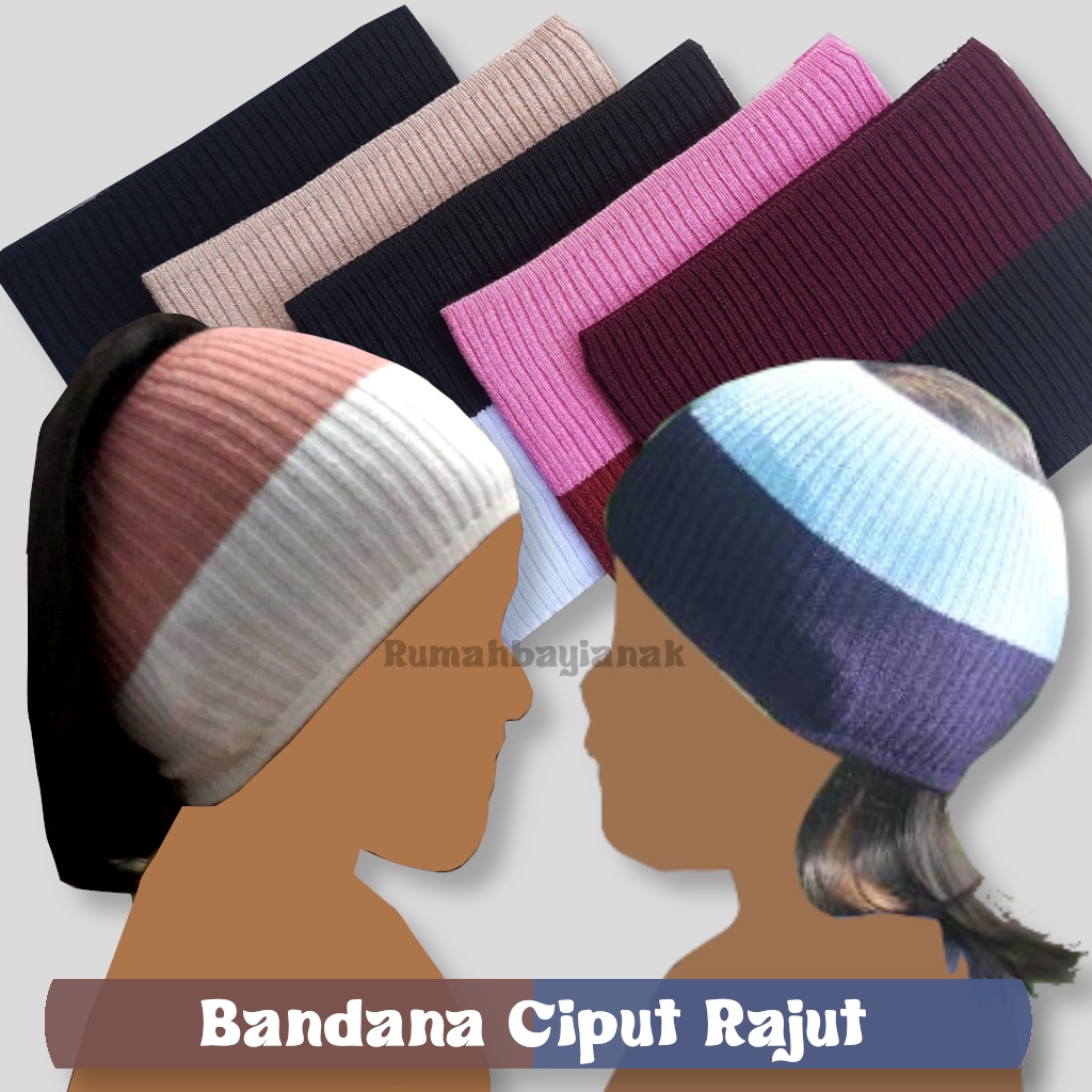 Bandana Anak / Ciput Rajut / Anak Jilbab / Rajut Anak / Ciput Anak / Daleman Jilbab Anak / Ciput Bay
