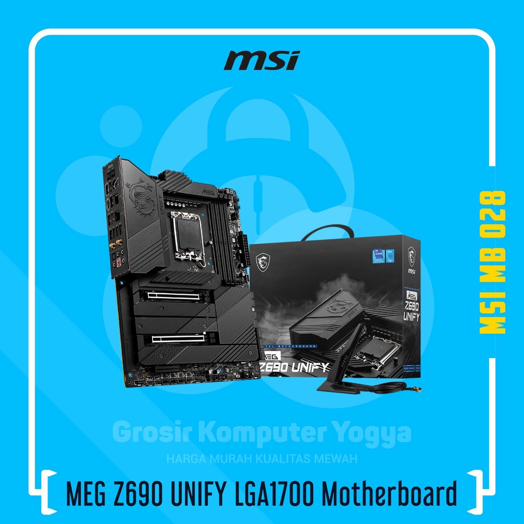 MSI MEG Z690 UNIFY DDR5 6666MHz Socket LGA1700 Intel Motherboard