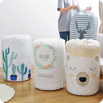 Keranjang Lipat Penyimpanan Pakaian Kotor Foldable Organizer Quilt Bag BAK BAJU KOTOR