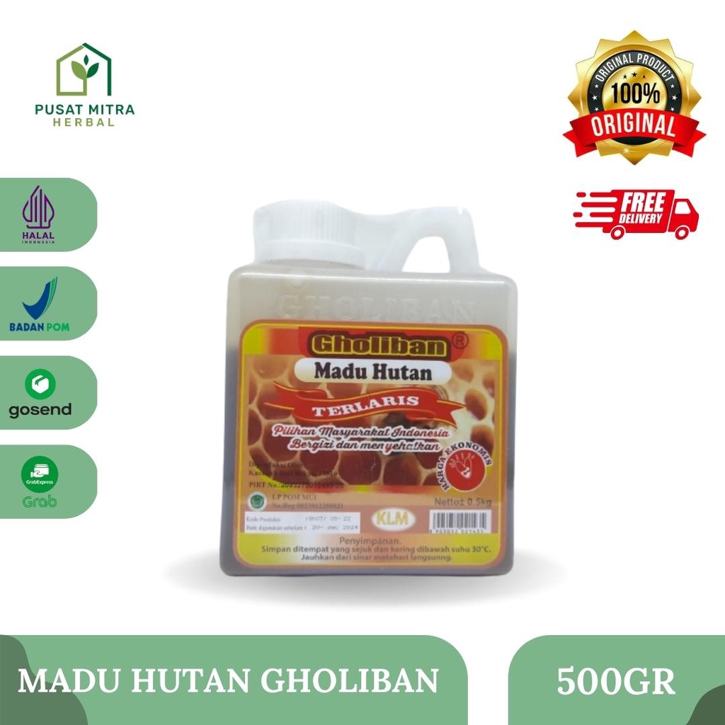 

Madu Hutan Gholiban Kalimantan 500gr