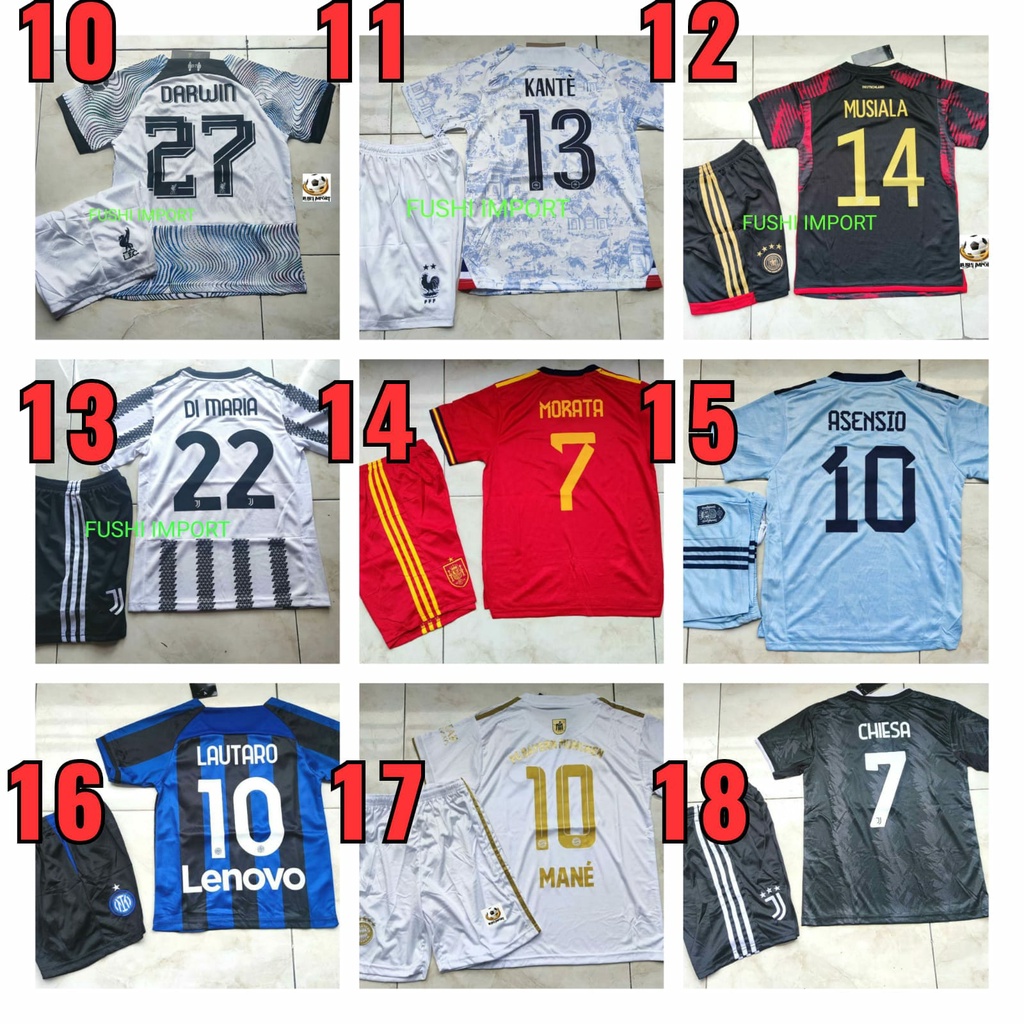 FLASH SALE Jersey Bola Anak Anak NEW SEASON