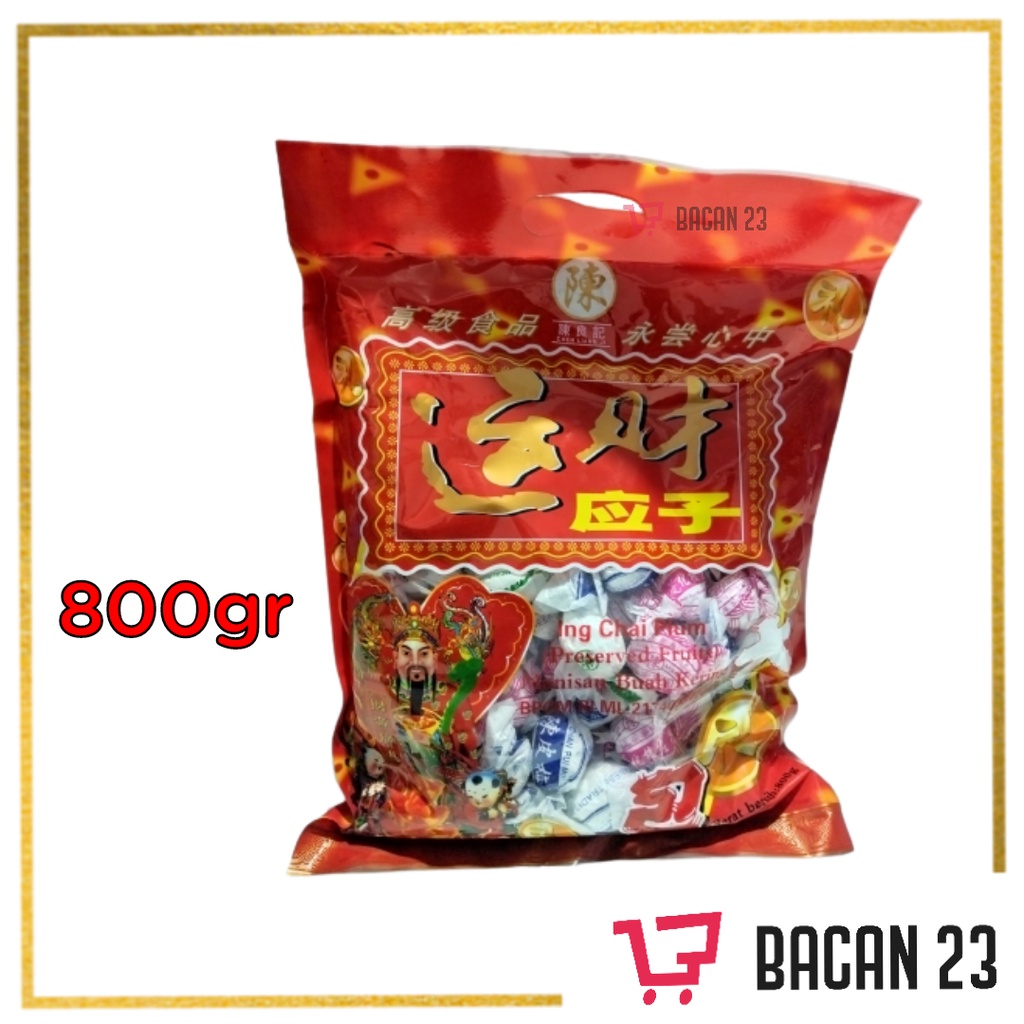 

Ing Chai Plum CLJ (800gr) / Manisan Buah Kering / Manisan Imlek / Manisan Plum / Bacan 23 - Bacan 23