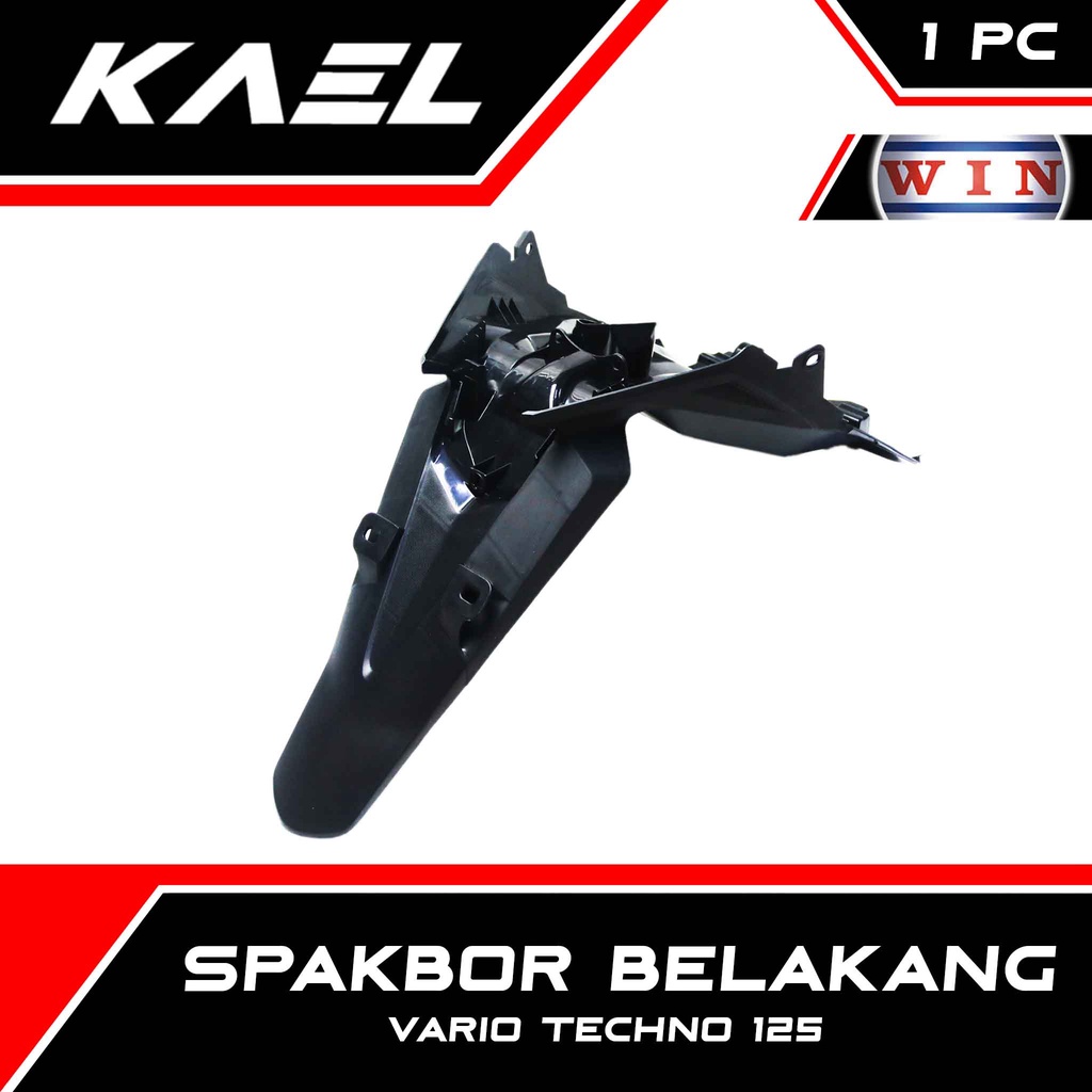 WIN Spakbor Belakang Honda Vario Techno 125 FI KZR 2012 2013 2014 F1 Old Lama Spakboard Slebor Spak Bor Board Cecepet Buntut