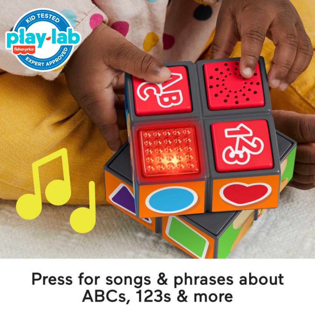 Fisher Price Baby Puppy's Activity Cube - Mainan Edukasi Anak
