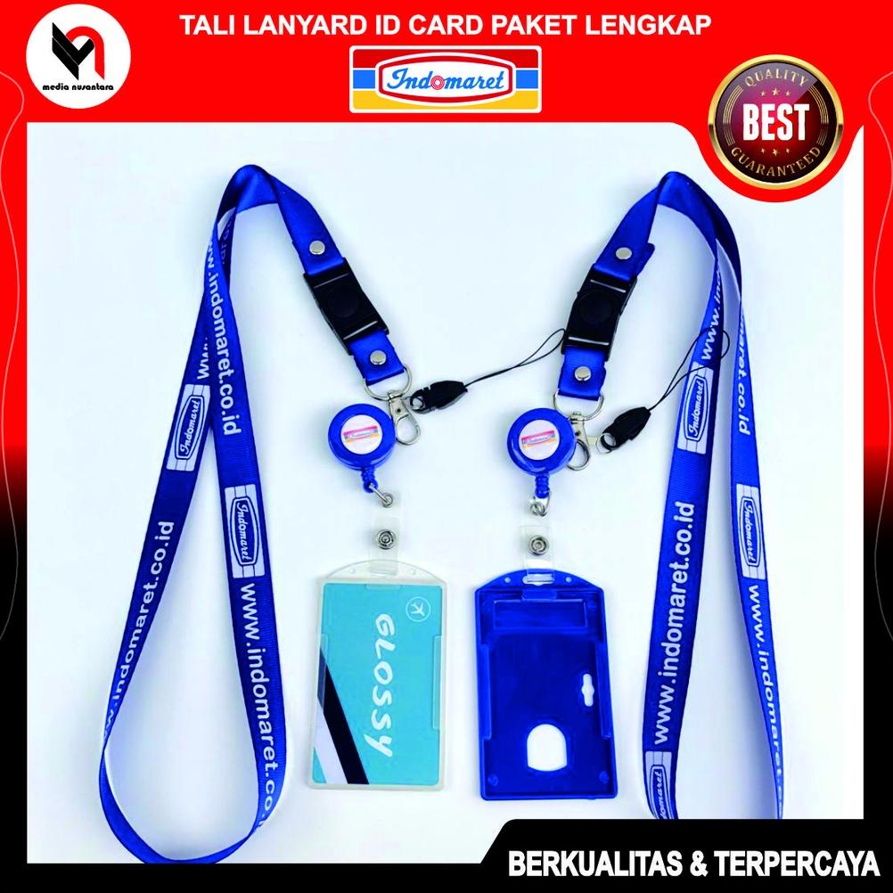 

[0CL] Indomart Lanyard Tali Gantungan ID Card Holder Paket Lengkap Yoyo ID Card Indomaret 33