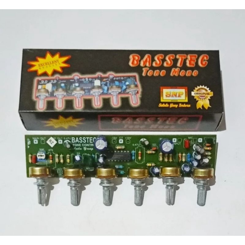 BASSTEC Tone Control Mono Plus Subwoofer Middle Dan Preamp Mic Excellent Quality BME