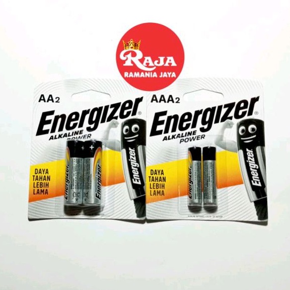 Baterai/Battery Alkaline Energizer Power Daya Tahan Lebih Lama Berkualitas SNI